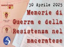 Memorie di Guerra e della Resistenza nel maceratese-30 aprile