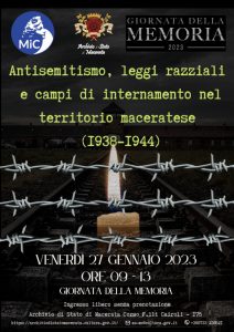 locandina - giornata della memoria